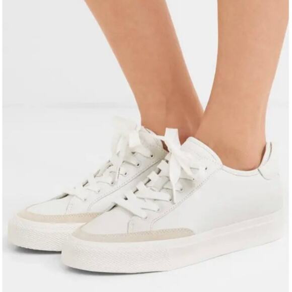 rag & bone Shoes - Rag & Bone Army Low-Top Leather Sneakers